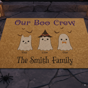 Custom Doormat Our Boo Crew | Shopify Product Personalizer