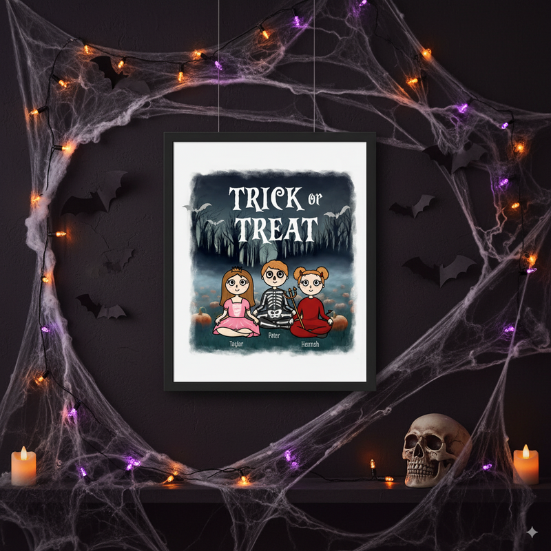 Custom Halloween Kids Frame