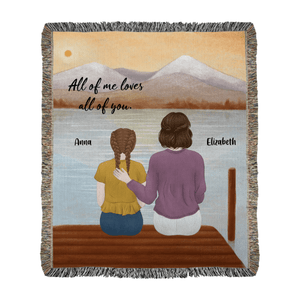 Custom Heirloom Woven Blanket - Mother's Day