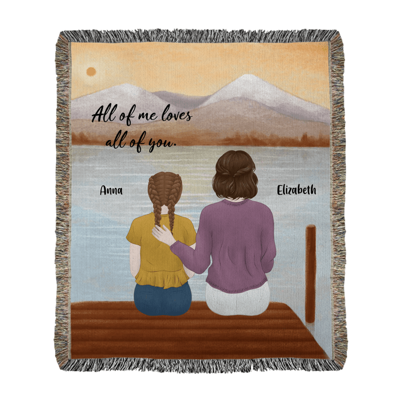 Custom Heirloom Woven Blanket - Mother's Day