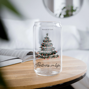 Custom Soda Can Glass - Christmas | Shopify Product Personalizer