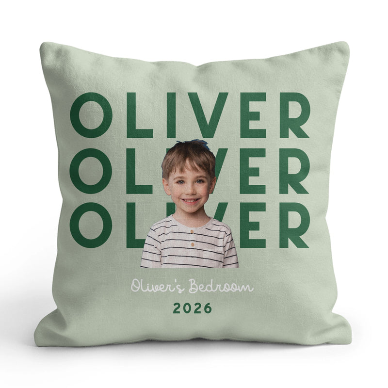 Custom Name & Photo Canvas Pillow | Shopify Product Personalizer