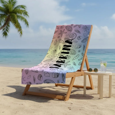 Custom Colorful Beach Towel
