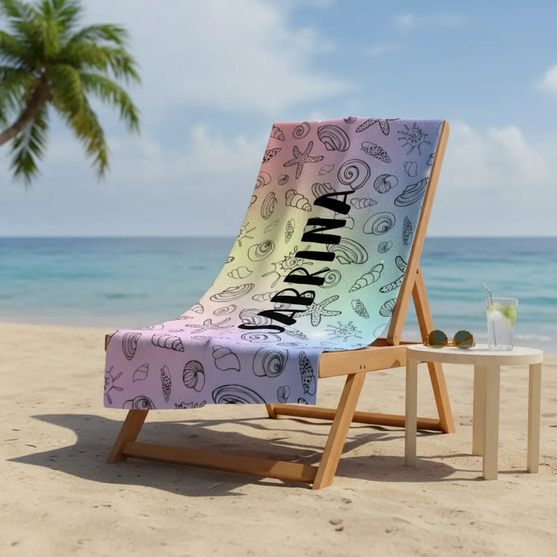 Custom Colorful Beach Towel