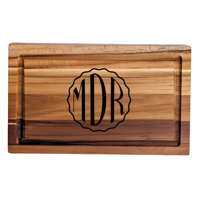 Custom Engraved Rectangular Charcuterie Board Small | Shopify Product Personalizer