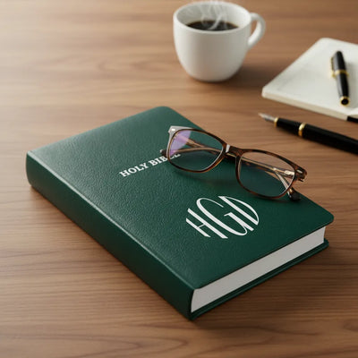 Custom Monogram Holy Bible | Shopify Product Personalizer