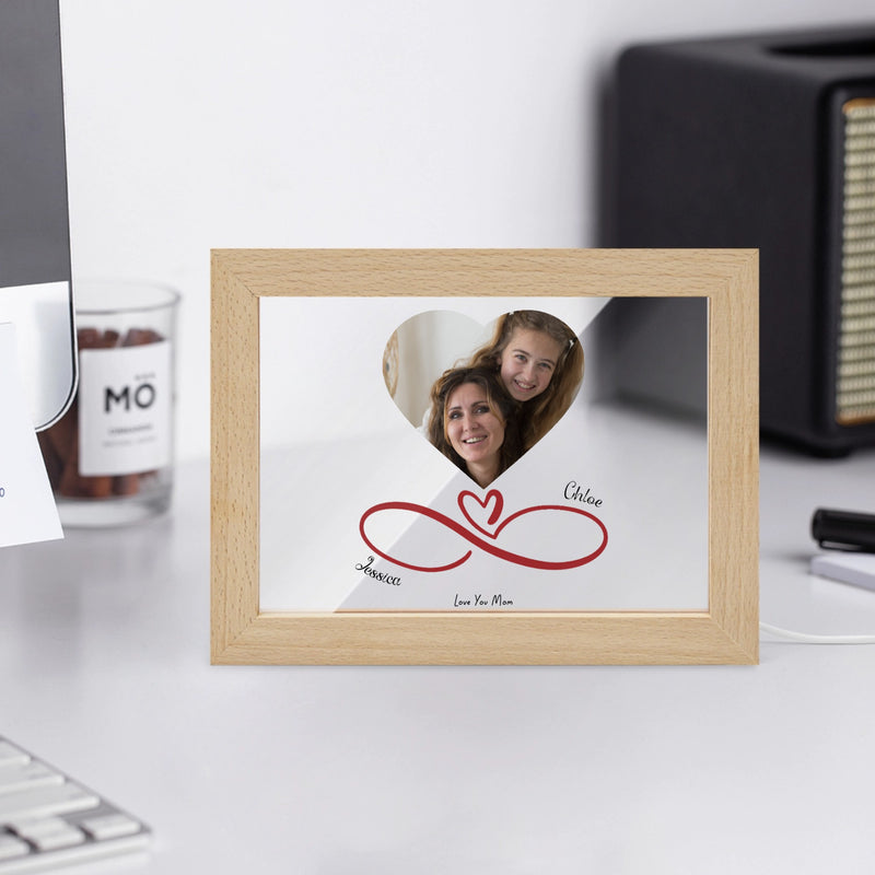 Custom Wooden Framed Acrylic Photo | Shopify Product Personalizer