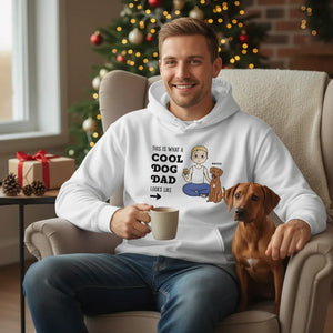 Custom Cool Dog Dad Hoodie