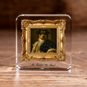 Custom Acrylic Block - Royal Pet Portrait Style