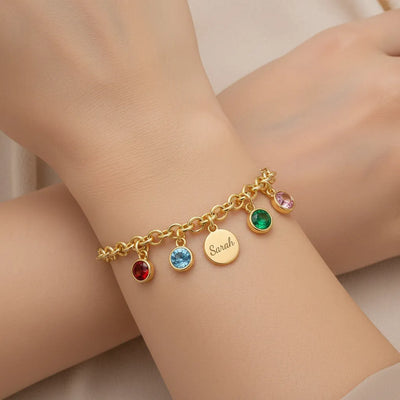 Custom Birthstone Bracelet | Shopify Product Personalizer