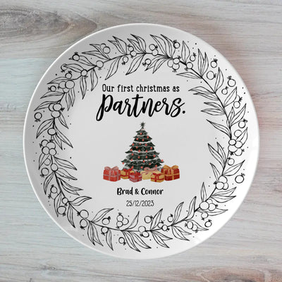 Custom Sublimated Plate for Christmas