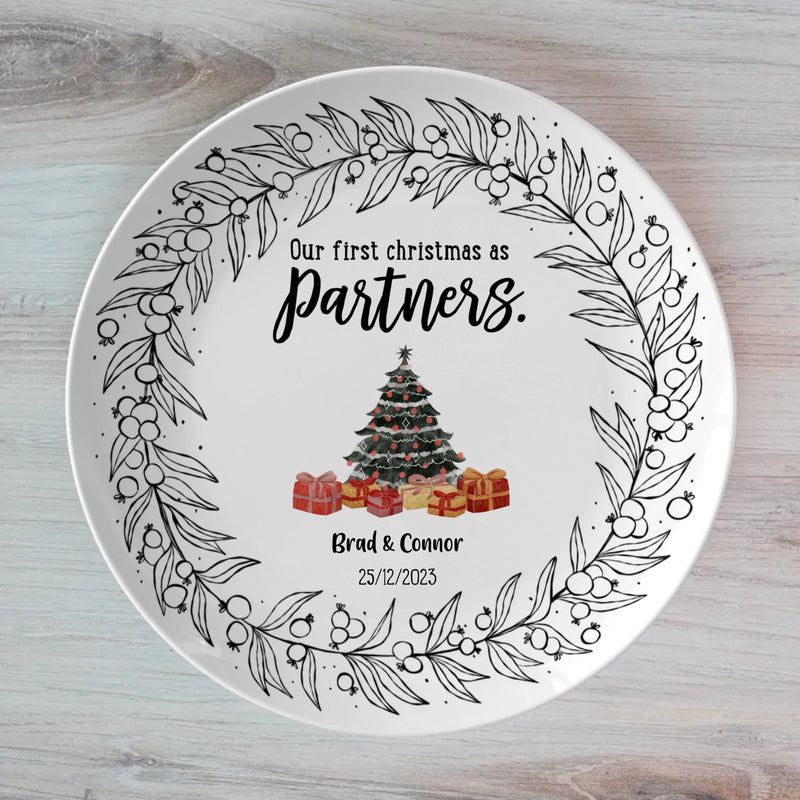 Custom Sublimated Plate for Christmas