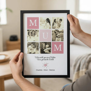 Custom Photo Framed Poster for Mum | Shopify Product Personalizer