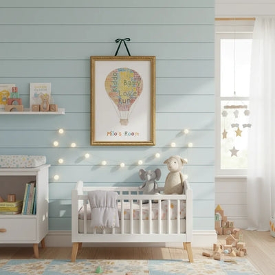 Custom Word Cloud Golden Frame for Kids | Shopify Product Personalizer