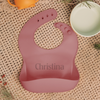 Custom Silicone Baby Name Bib