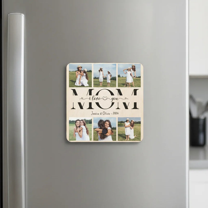 Custom Wooden Music Album Fridge Magnet | Shopify Product Personalizer