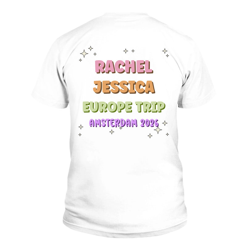 Custom Unisex T-Shirt Text Shadow | Shopify Product Personalizer