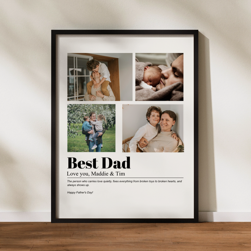 Custom Photo Collage Framed Poster | Shopify Product Personalizer
