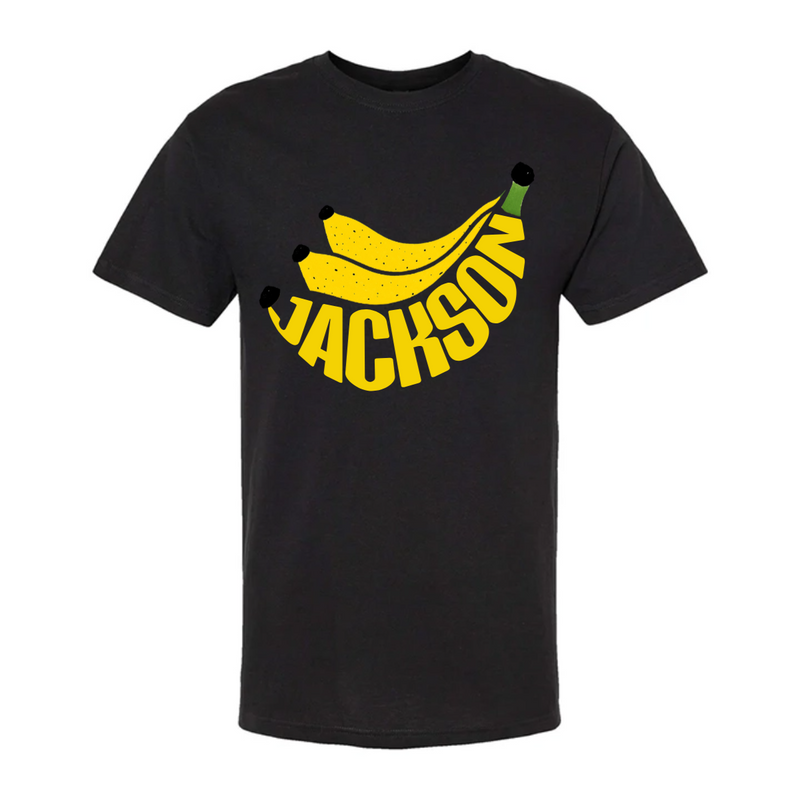 Custom Unisex Short Sleeve T-Shirt - Fruit Name | Shopify Product Personalizer