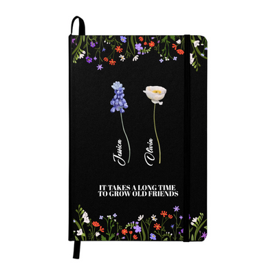 Custom Ambassador Bound Journal with Flower Design | Shopify Product Personalizer