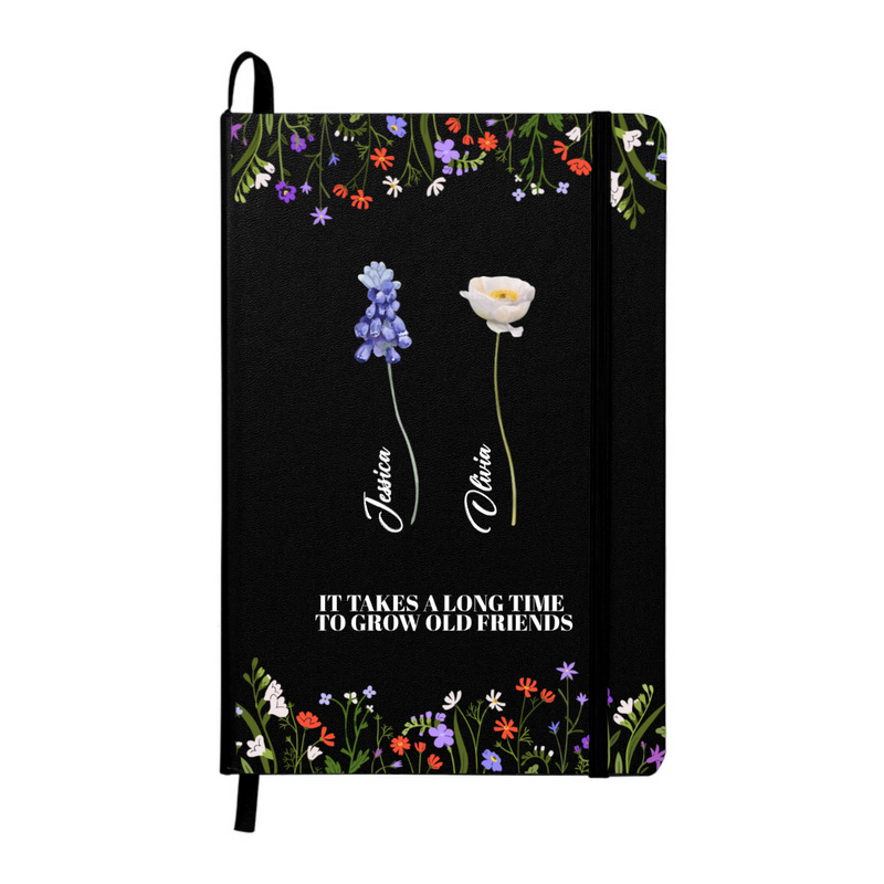 Custom Ambassador Bound Journal with Flower Design | Shopify Product Personalizer