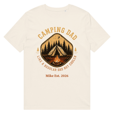 Custom Organic T-Shirt for Father's Day - Dad's Hobbies | Shopify Product Personalizer
