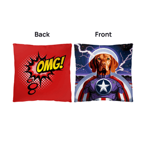 Custom Super Hero Pillow with Open AI's Dall-E image generator!