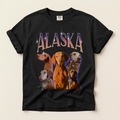 Custom Photo Shadows Bootleg Shirt | Shopify Product Personalizer