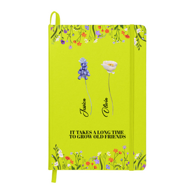 Custom Ambassador Bound Journal with Flower Design | Shopify Product Personalizer
