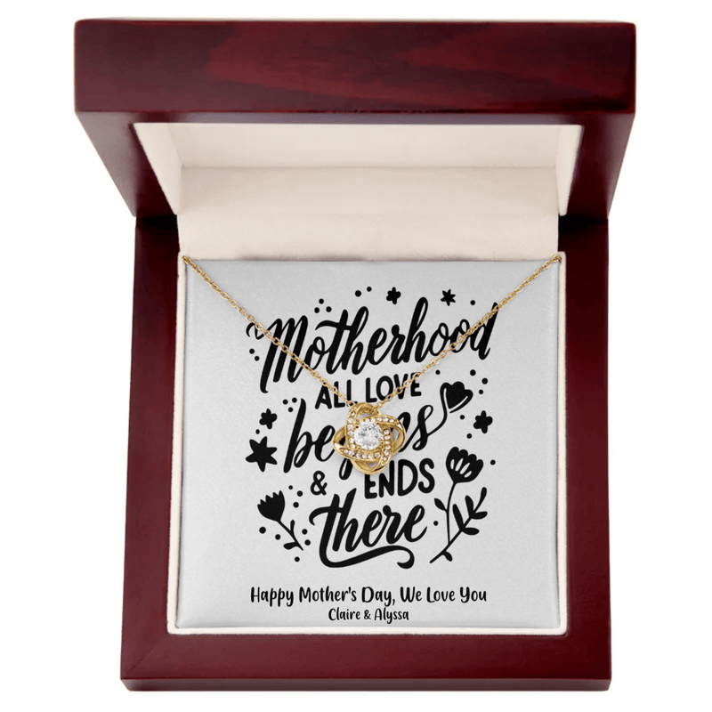 Custom Love Knot Necklace