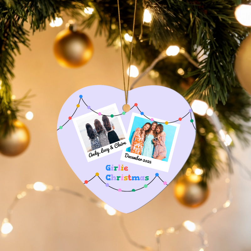 Custom High Gloss Photo Ornament | Shopify Product Personalizer