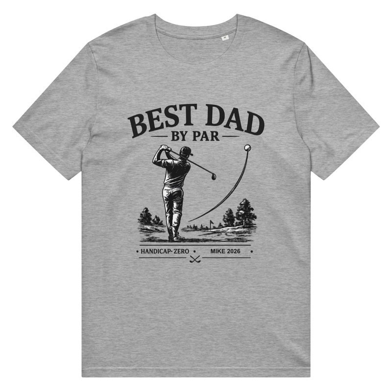 Custom Organic T-Shirt for Father's Day - Dad's Hobbies | Shopify Product Personalizer