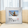 Custom Square Pillow 18" x 18" - Our Song
