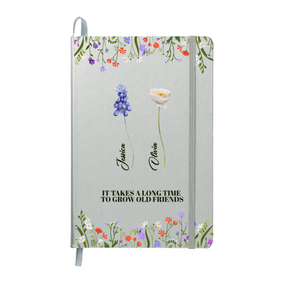 Custom Ambassador Bound Journal with Flower Design | Shopify Product Personalizer