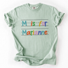 Custom T-Shirt - Alternating Colors Text Style | Shopify Product Personalizer