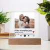 Custom Acrylic Square Plaque - Our Song