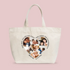 Custom Photo Tote Bag - Mom you're the piece that makes the difference