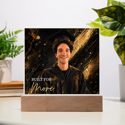 Custom Graduation Acrylic Square Plaque - Photo Portrait Gift | Shopify Product Personalizer