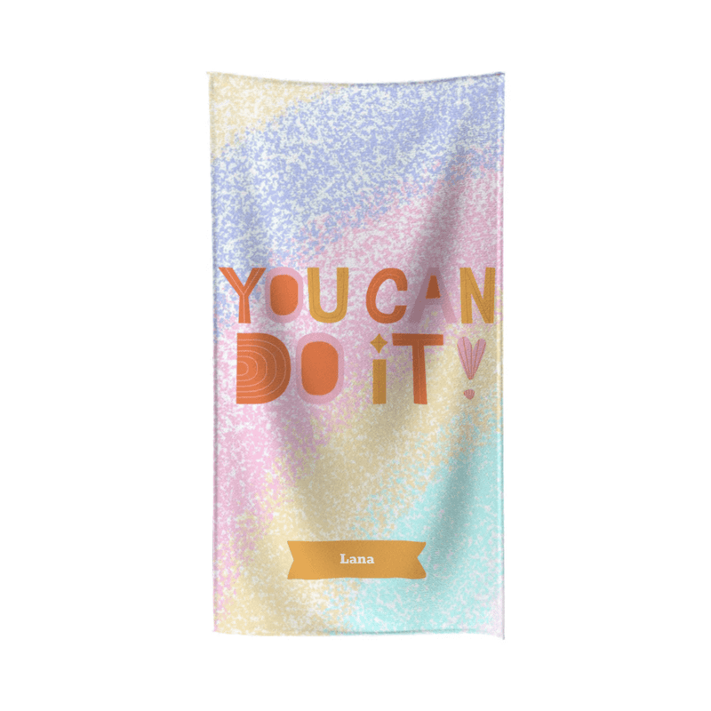 Custom Motivational Sports Towel