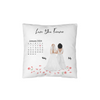 Custom Classic Pillow Cover - Calendar