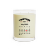 Custom Scented Candle Full Glass 11oz - Calendar