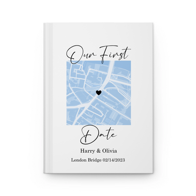 Custom Hardcover Journal - Street Map