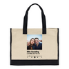 Custom Premium Cotton Tote Bag - Spotify Player