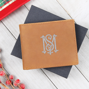 Custom Monogram Leather Wallet | Shopify Product Personalizer