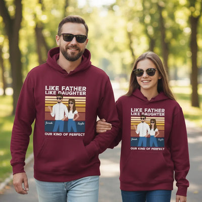 Like Father Like Daughter – Personalized Hoodie