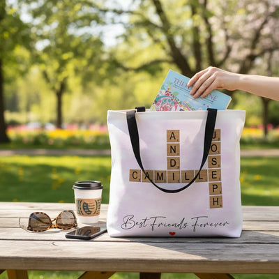 Custom Classic Tote Bag - Crossword