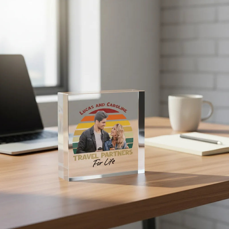 Custom Travel Partners Mini Photo Block - Remove Background