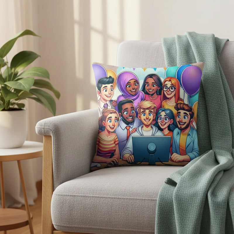Custom Cushion Premium with Open AI's Dall-E image generator!