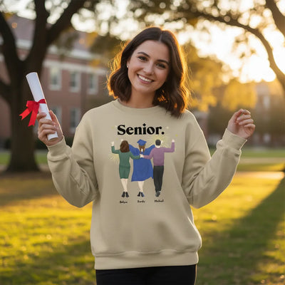 Custom Graduation Crewneck Sweatshirt