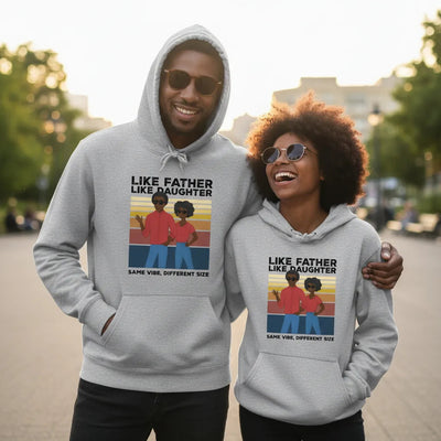 Like Father Like Daughter – Personalized Hoodie
